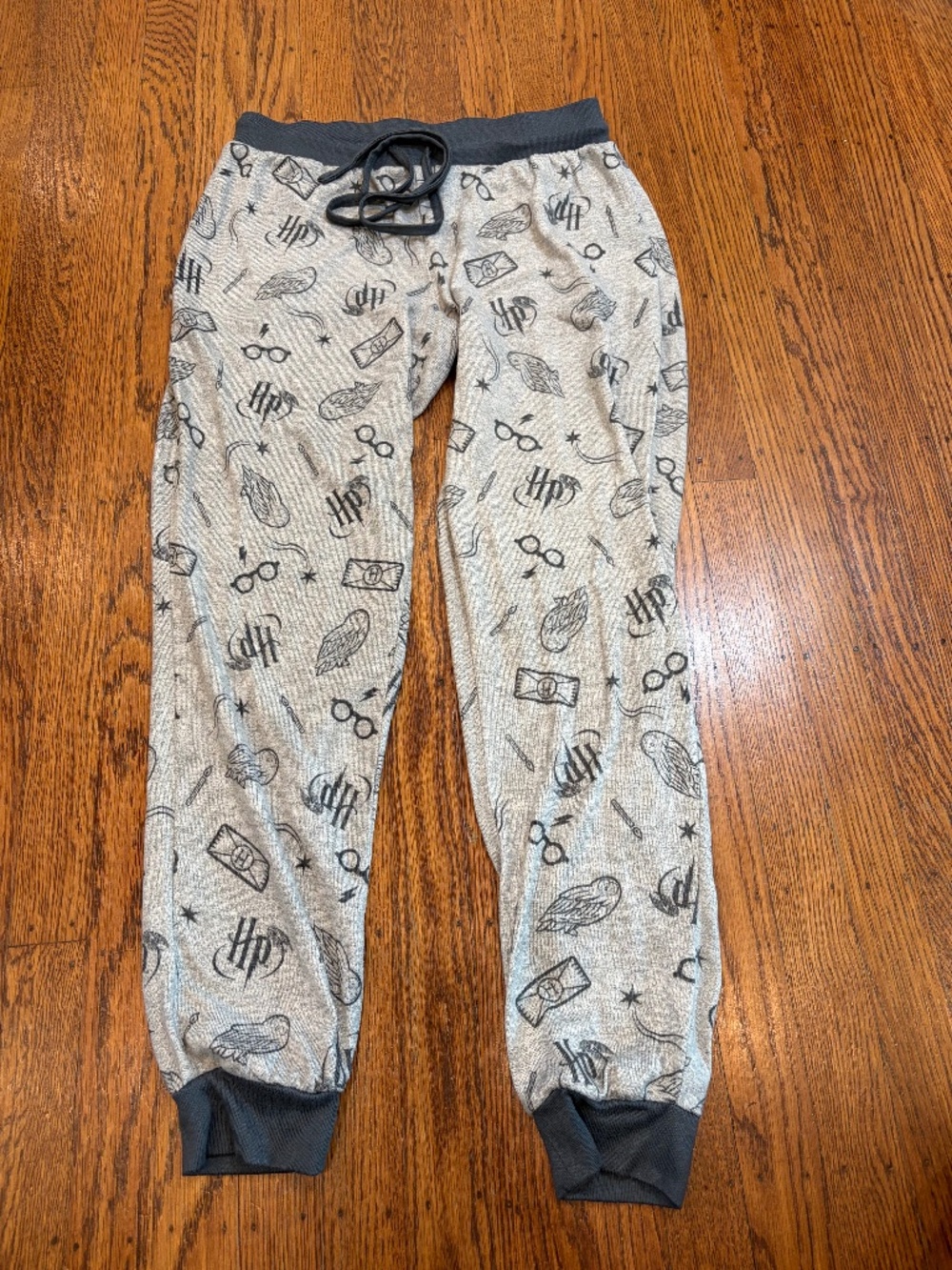 ⚡ Harry Potter Print Pajama Pants | Grey | Women’s Small ⚡